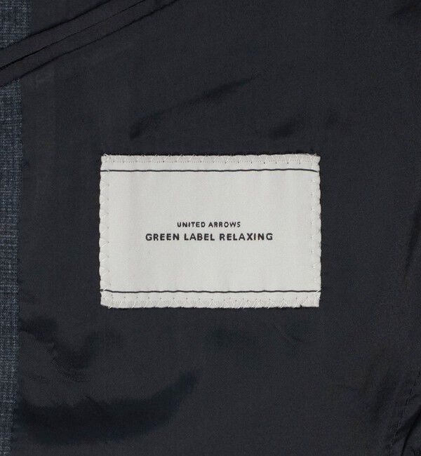 UNITED ARROWS green label relaxing「A+ プリントジャージー グレンプレイド 2B スタンダード セットアップ ジャケット -ストレッチ-」|テーラードジャケット|