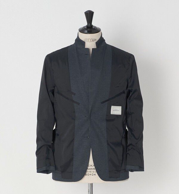 UNITED ARROWS green label relaxing「A+ プリントジャージー グレンプレイド 2B スタンダード セットアップ ジャケット -ストレッチ-」|テーラードジャケット|