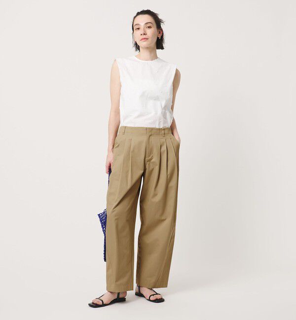 BEAUTY&YOUTH UNITED ARROWS「【WEB限定】バレルワイドチノパンツ ウォッシャブル」|チノ|