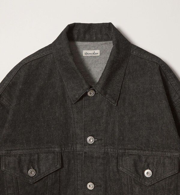 STEVEN ALAN「＜Steven Alan＞ 13.5oz デニム トラッカー ジャケット」|ブルゾン・スタジャン|