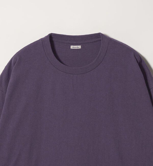 STEVEN ALAN「＜Steven Alan＞ ラスティック シルク クルーネック Tシャツ」|Tシャツ・カットソー|