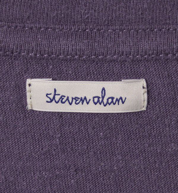STEVEN ALAN「＜Steven Alan＞ ラスティック シルク クルーネック Tシャツ」|Tシャツ・カットソー|