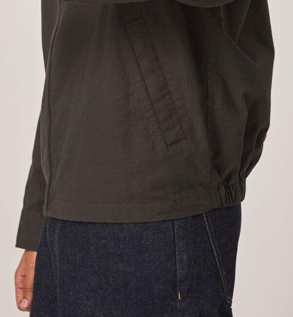 STEVEN ALAN「＜Steven Alan＞ ブラッシュド コットンポプリン ジャケット」|ブルゾン・スタジャン|