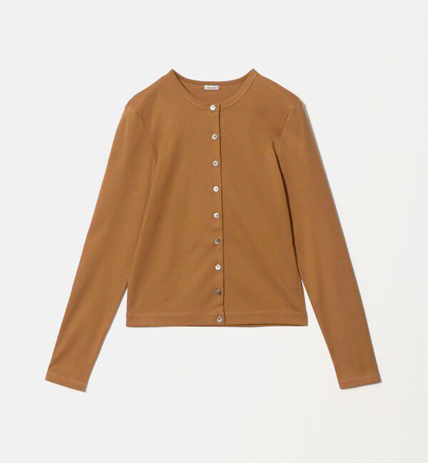 STEVEN ALAN「＜Steven Alan＞コットン フライス カーディガン」|カーディガン|MD.BROWN