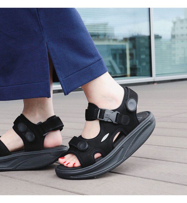 BEAMSBOY「MBT / KISUMU CLASSIC」|サンダル|BLACK