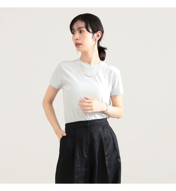 Demi-Luxe BEAMS 「ATON / コンパクト Tシャツ」|Tシャツ・カットソー|