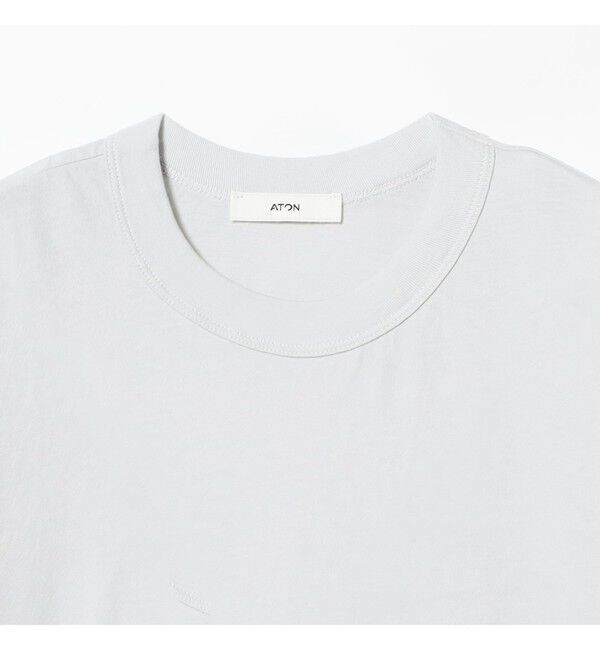 Demi-Luxe BEAMS 「ATON / コンパクト Tシャツ」|Tシャツ・カットソー|