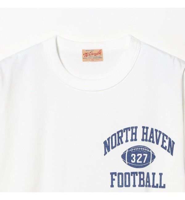 BEAMSBOY「WHITESVILLE / FOOT BALL PRINT TEE」|Tシャツ・カットソー|