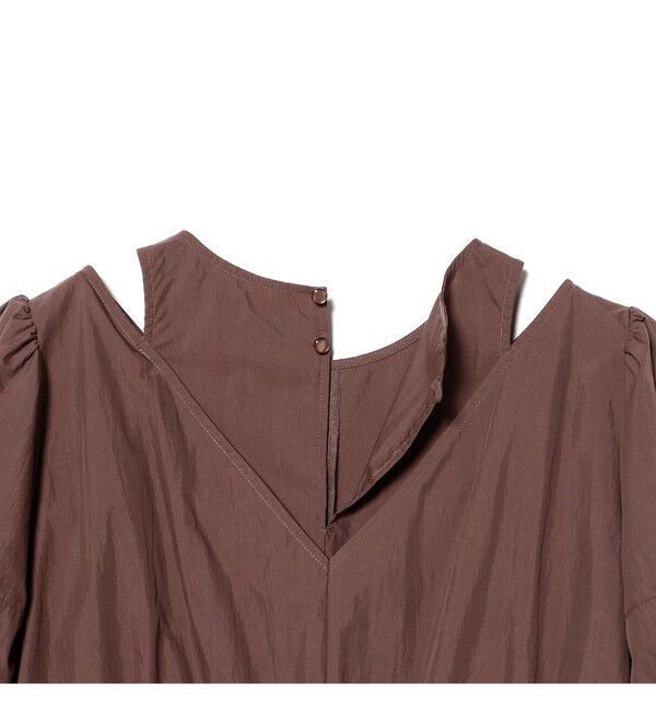 Ray BEAMS 「ショルダー スリット ワンピース」|ワンピース|