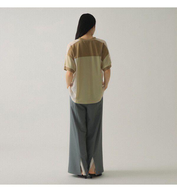 Ray BEAMS 「メッシュ キリカエ ビッグ Tシャツ」|Tシャツ・カットソー|