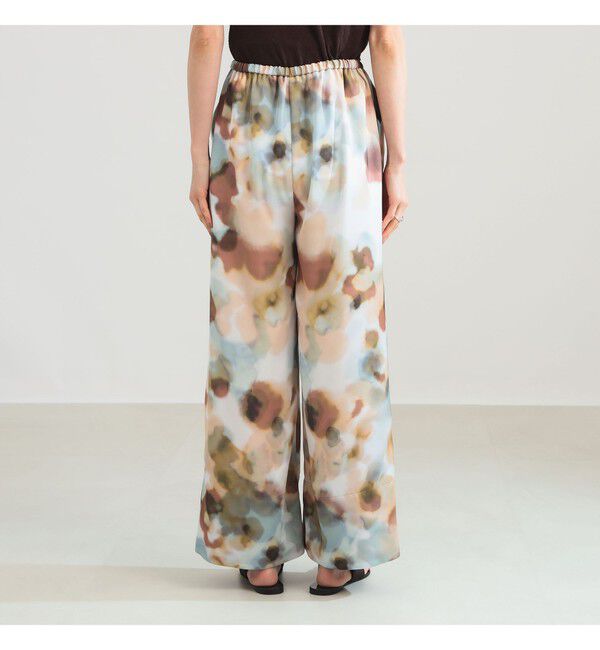 Demi-Luxe BEAMS 「ウォーターカラープリント イージーパンツ」|チノ|
