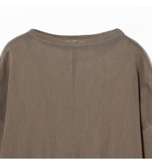 Demi-Luxe BEAMS 「コットン チュール オーバー Tシャツ」|Tシャツ・カットソー|
