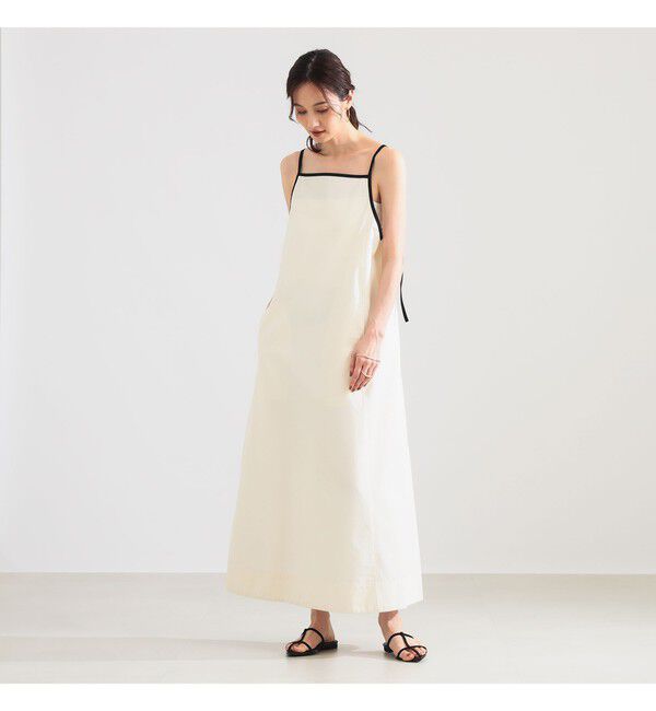 Demi-Luxe BEAMS 「コットン シルク フレア ワンピース」|ワンピース|