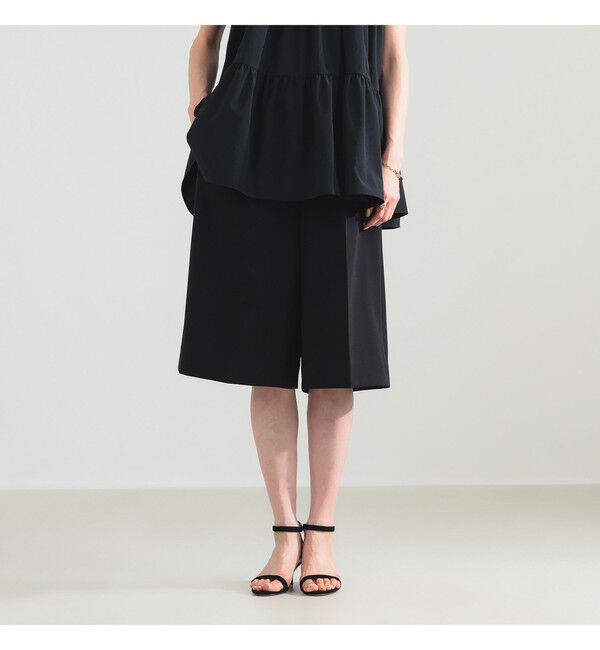 Demi-Luxe BEAMS 「ダブル クロス ショート パンツ」|チノ|BLACK