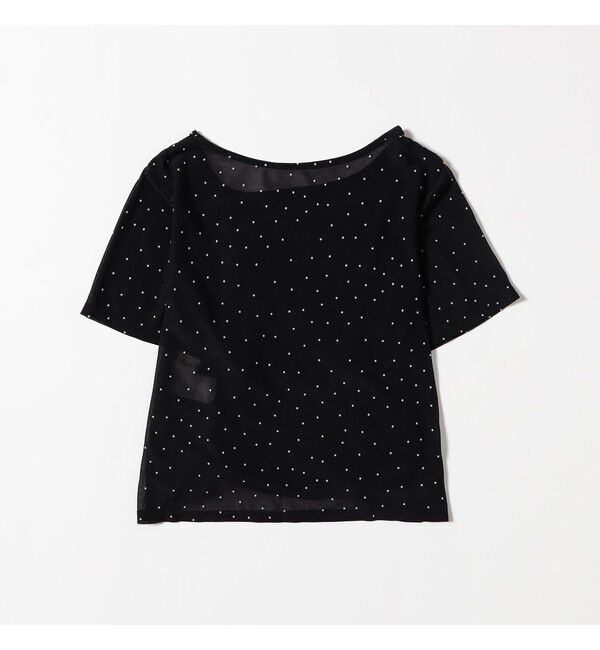 Ray BEAMS 「シアー ドット ギャザー シーム Tシャツ」|Tシャツ・カットソー|