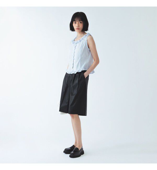Ray BEAMS 「フェイクレザー バミューダ パンツ」|その他|