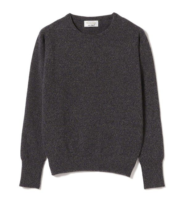 BEAMS PLUS「WILLIAM LOCKIE / CREW NECK」|ニット・セーター|NAVY/CLIFF