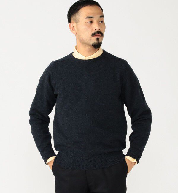 BEAMS PLUS「WILLIAM LOCKIE / CREW NECK」|ニット・セーター|MID_NIGHT