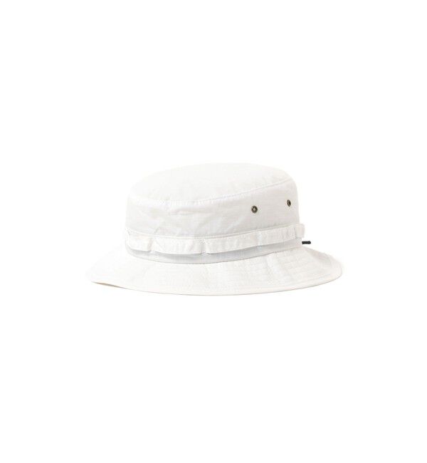 BEAMS PLUS「BEAMS PLUS / コーデュラ ナイロン リップストップ ジャングルハット」|その他|WHITE