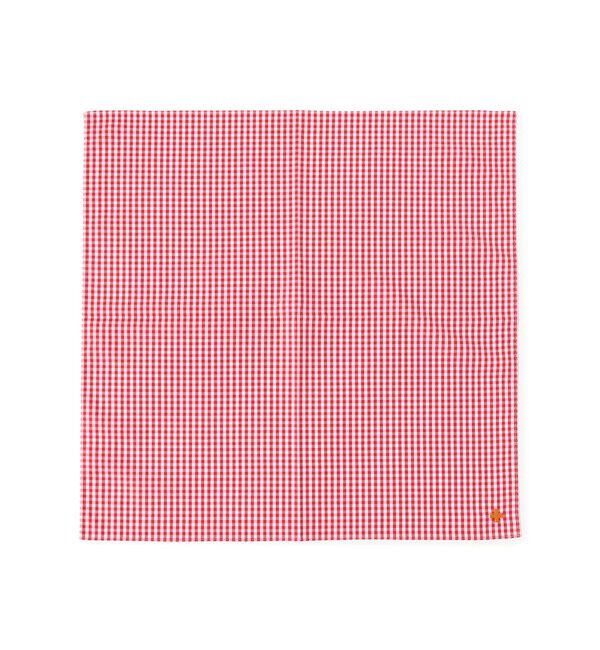 BEAMS PLUS「Handkerchief Gingham」|バンダナ・スカーフ|RED
