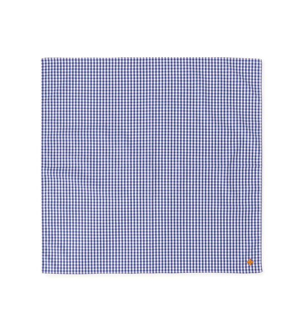 BEAMS PLUS「Handkerchief Gingham」|バンダナ・スカーフ|BLUE