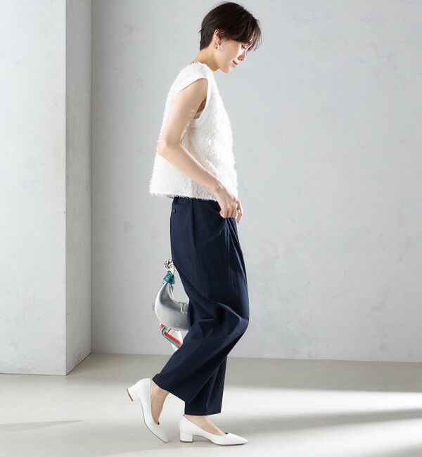 SHIPS for women「〈手洗い可能〉コットン ナイロン タック パンツ」|その他|