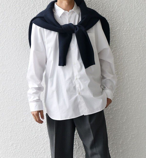 SHIPS any「SHIPS any: ストライプ / ソリッド リラックス レギュラーカラー シャツ 26AW◇」|シャツ・ブラウス|