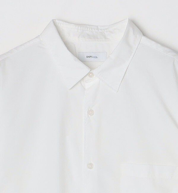 SHIPS any「SHIPS any: ストライプ / ソリッド リラックス レギュラーカラー シャツ 26AW◇」|シャツ・ブラウス|