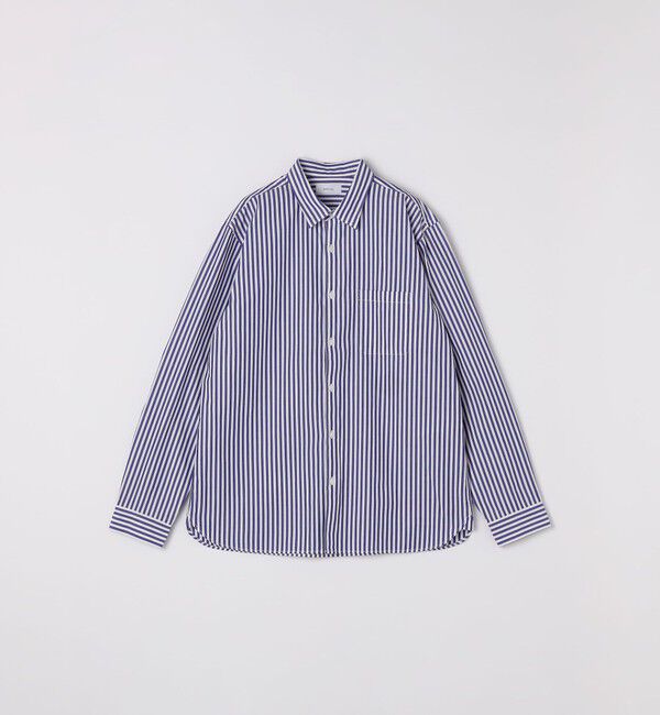 SHIPS any「SHIPS any: ストライプ / ソリッド リラックス レギュラーカラー シャツ 26AW◇」|シャツ・ブラウス|