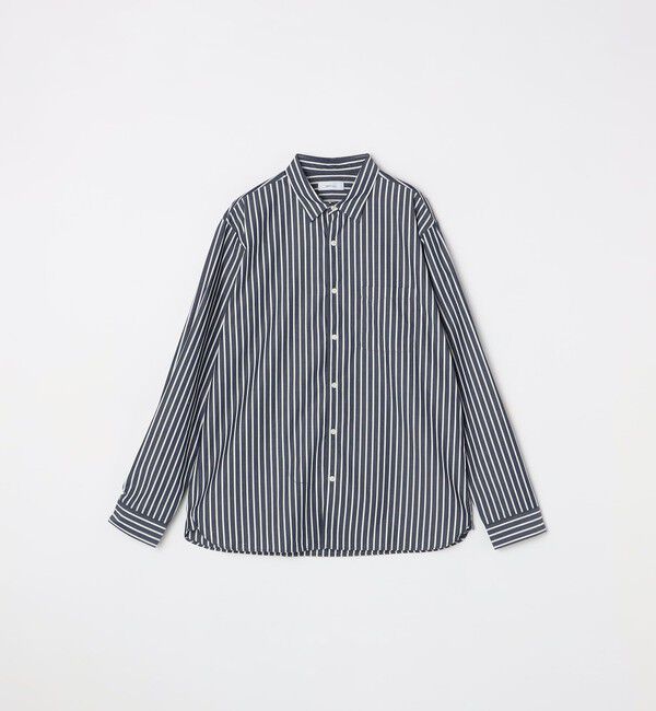 SHIPS any「SHIPS any: ストライプ / ソリッド リラックス レギュラーカラー シャツ 26AW◇」|シャツ・ブラウス|