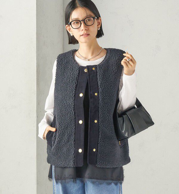 SHIPS for women「《一部予約》【一部SHIPS別注】Barbour: DULSIE LINER」|ベスト・ジレ|