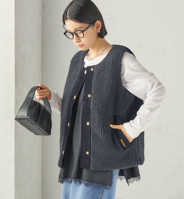 SHIPS for women「《一部予約》【一部SHIPS別注】Barbour: DULSIE LINER」|ベスト・ジレ|