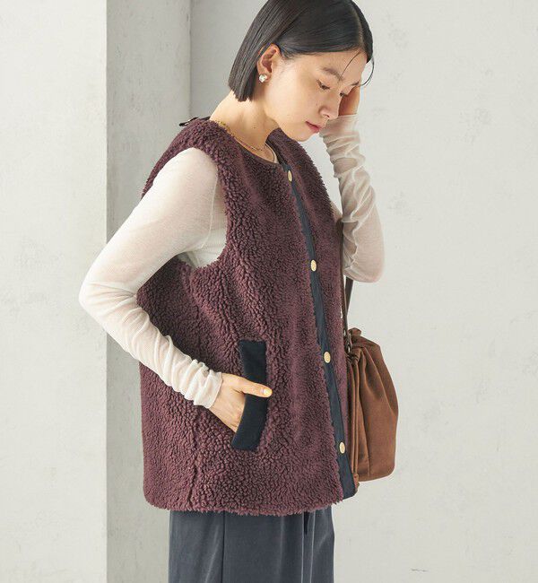SHIPS for women「《一部予約》【一部SHIPS別注】Barbour: DULSIE LINER」|ベスト・ジレ|