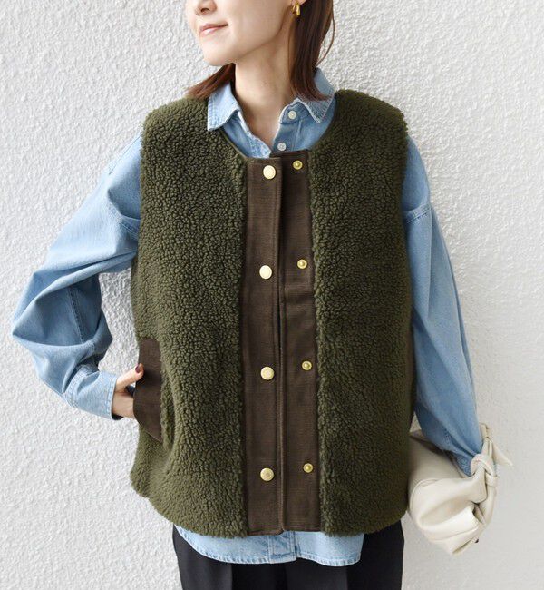SHIPS for women「《一部予約》【一部SHIPS別注】Barbour: DULSIE LINER」|ベスト・ジレ|