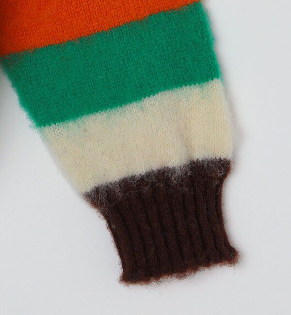 SHIPS「Drake's: STRIPE BRUSHED SHETLAND」|ニット・セーター|
