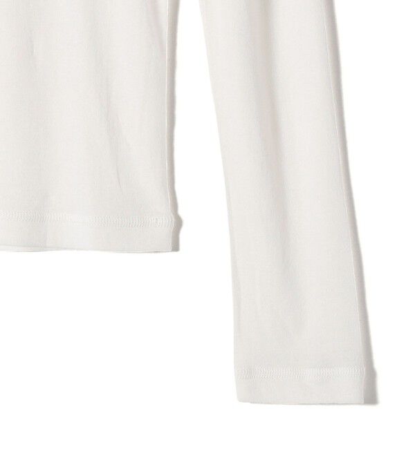 SHIPS for women「SHIPS NINE CASE:〈洗濯機可能〉ロゴ ロング スリーブ TEE」|Tシャツ・カットソー|