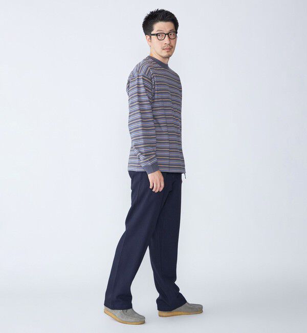 SHIPS「【SHIPS別注】AIRTOWNE: マルチ ボーダー ロングスリーブ Tシャツ」|Tシャツ・カットソー|