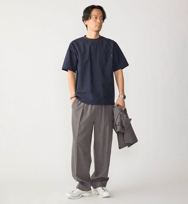 SHIPS「SHIPS:〈MADE IN JAPAN〉空羽 サッカー Tシャツ」|Tシャツ・カットソー|