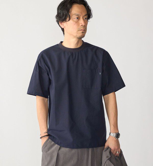 SHIPS「SHIPS:〈MADE IN JAPAN〉空羽 サッカー Tシャツ」|Tシャツ・カットソー|