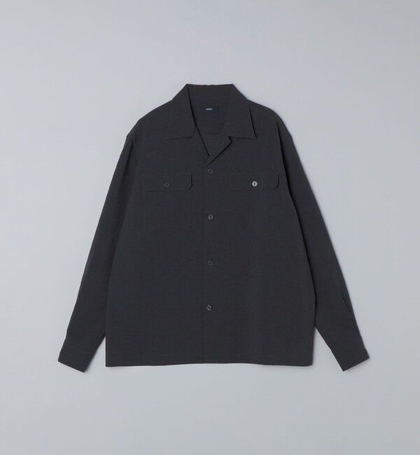 SHIPS「SHIPS:〈撥水/防しわ/洗濯機可能〉DOT AIR(R)オープンカラーシャツ(セットアップ対応)」|シャツ・ブラウス|