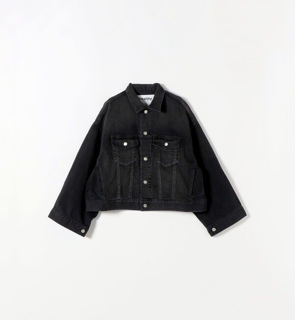 SHIPS any「Healthy DENIM:〈洗濯機可能〉デニム ジャケット」|デニムジャケット|ブラック