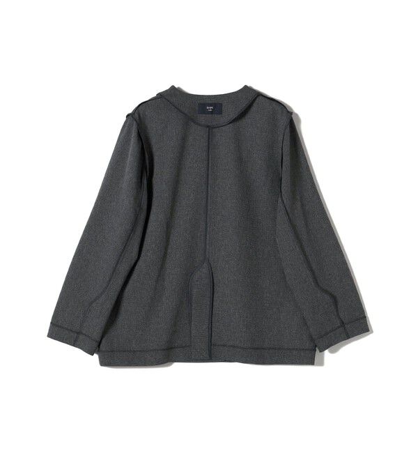 SHIPS Colors 「SHIPS Colors:〈手洗い可能〉杢 ノーカラー オーバー ジャケット（セットアップ対応可能）◇」|ノーカラージャケット|