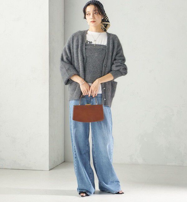 SHIPS for women「《予約》杢 フォックス カシミヤ Vネック カーディガン」|カーディガン|