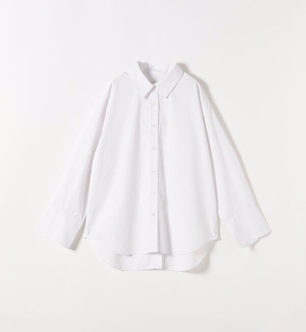 quaranciel「《予約》quaranciel:〈UVカット/洗濯機可能〉UNITO plus レギュラーカラー ルーズ シャツ」|シャツ・ブラウス|