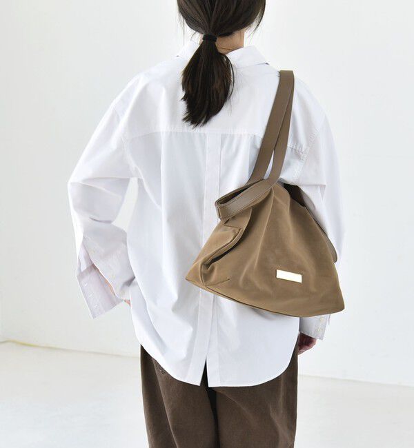 quaranciel「《予約》quaranciel:〈UVカット/洗濯機可能〉UNITO plus レギュラーカラー ルーズ シャツ」|シャツ・ブラウス|