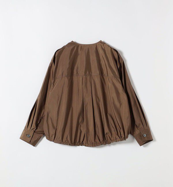 quaranciel「《予約》quaranciel:〈防水/防風/洗濯機可能〉LIMONTA EAST ノーカラー ドロスト ブルゾン」|ブルゾン・スタジャン|