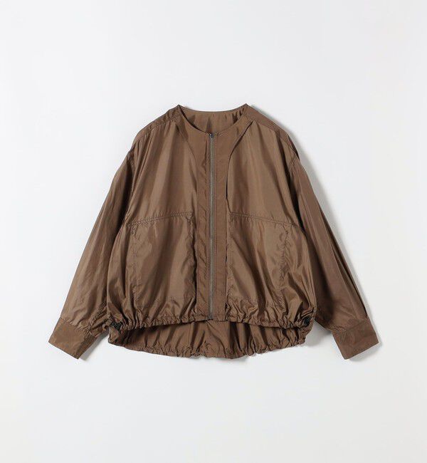 quaranciel「《予約》quaranciel:〈防水/防風/洗濯機可能〉LIMONTA EAST ノーカラー ドロスト ブルゾン」|ブルゾン・スタジャン|