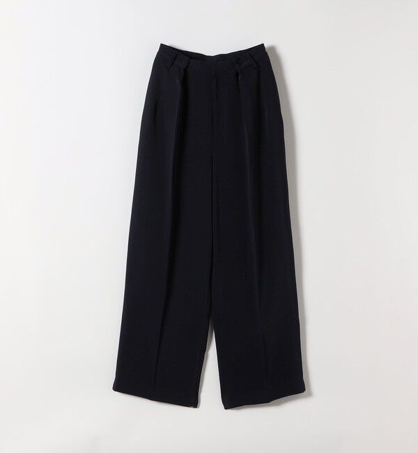 SHIPS any「《予約》SHIPS any:〈洗濯機可能〉ウエスト ボタン 2タック セミワイド パンツ［NAVY BLUE］」|スラックス|
