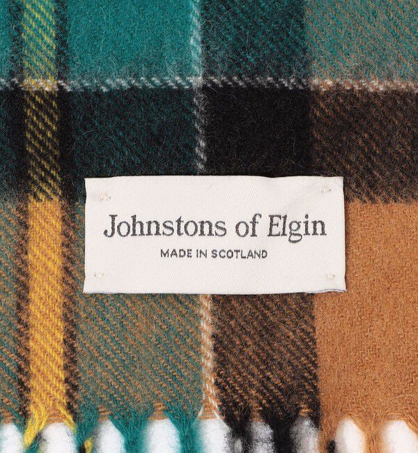 TOMORROWLAND GOODS「Johnstons of Elgin カシミヤ タータンチェックマフラー」|マフラー|
