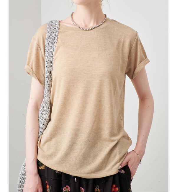 SLOBE IENA「《追加》スラブ5分袖TEE」|Tシャツ・カットソー|